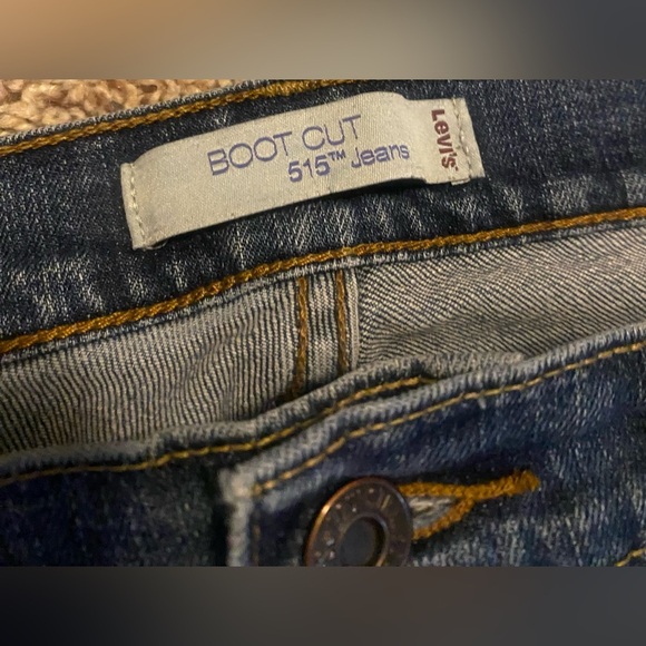 Women’s Levi’s 515 Bootcut Mid Rise Jeans Size 10 Short - Picture 3 of 7